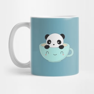 Kawaii Panda and Coffee T-Shirt Mug